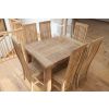1.6m Reclaimed Teak Taplock Dining Table with 6 Vikka Chairs - 0